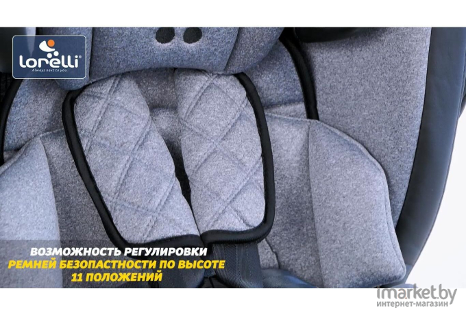 Автокресло Lorelli Aviator Isofix Black Red 2021 [10071302167]