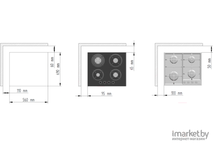 Варочная панель Zorg Technology H6003P05IS Black [H6003P05IS BL]