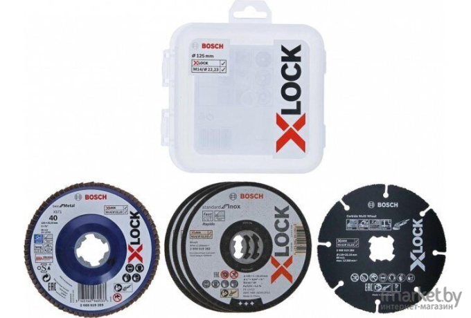 Отрезной круг Bosch X-LOCK 125мм 5 шт [2.608.619.374]