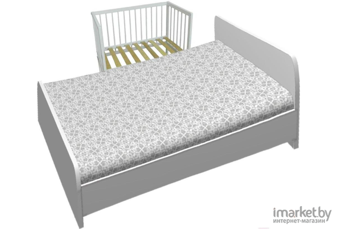 Детская кроватка Фея 100 белый