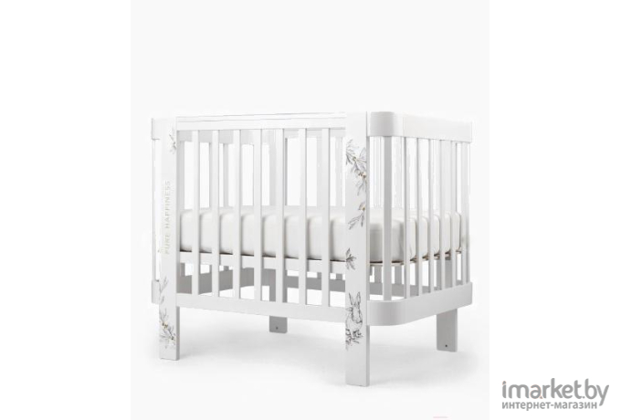 Детская кроватка Happy Baby Mommy Love 95024 White