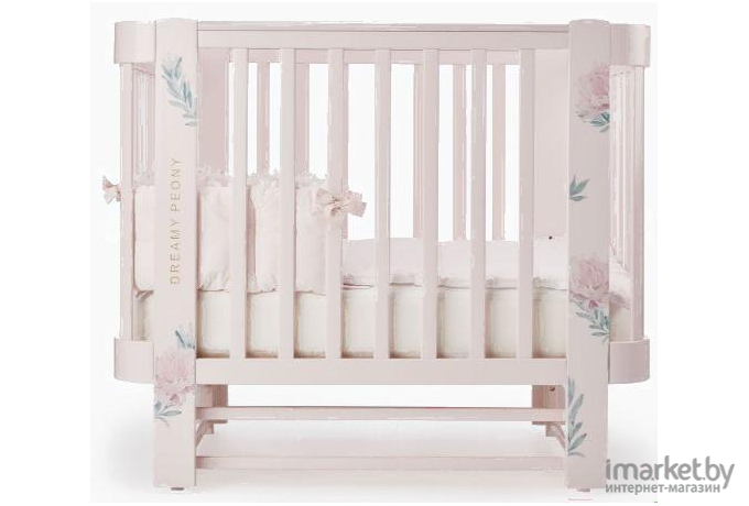 Детская кроватка Happy Baby Mommy Love 95024 Pink