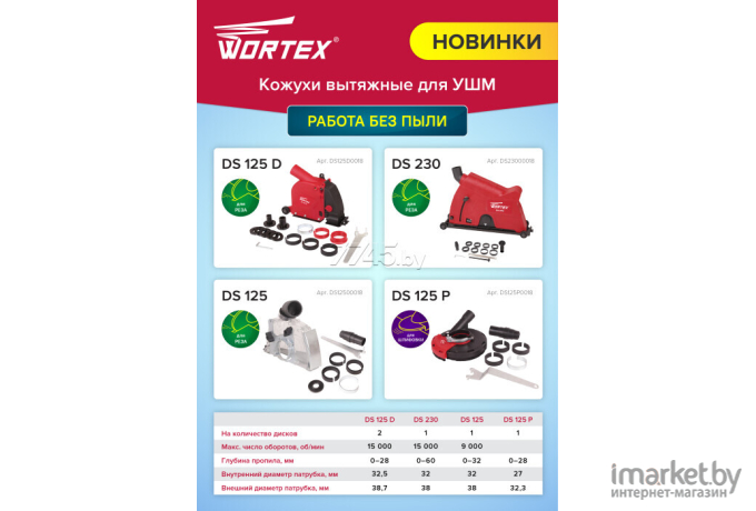 Кожух защитный Wortex УШМ DS125D [DS125D0018]