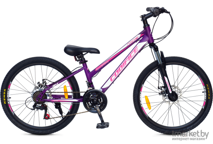Велосипед Codifice Prime 24 р.12 фиолетовый/белый