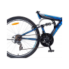 Велосипед Stels Focus 26 V 18 sp V030 р.18 LU086305 темно-синий/оранжевый