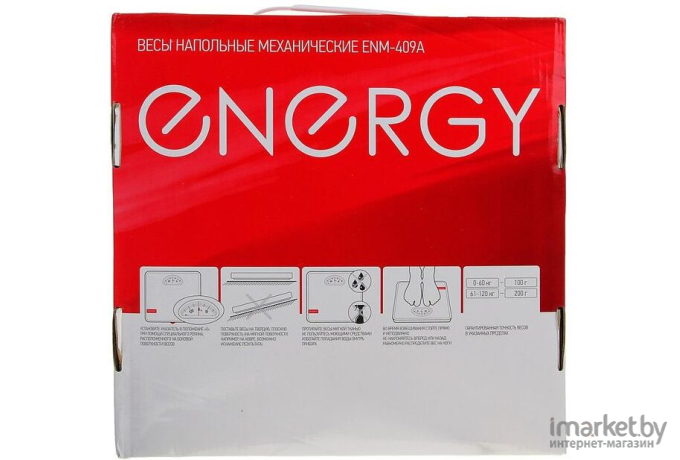 Напольные весы Energy ENM-409A белый/рисунок