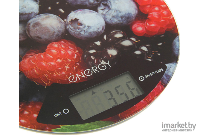 Кухонные весы Energy EN-403 ягоды красный/черный [011645]