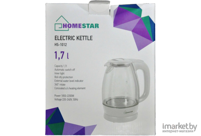 Электрочайник HomeStar HS-1012 фиолетовый