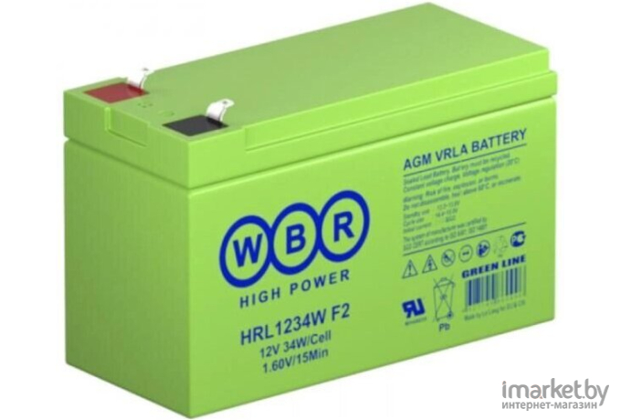 Аккумулятор для ИБП WBR 12V 9Ah [HR1234W WBR]