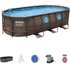 Каркасный бассейн Bestway Power Steel Swim Vista 56716 (549x274x122 с фильтр-насосом и лестницей)