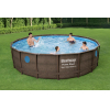 Каркасный бассейн Bestway Power Steel Swim Vista 56725 (488x122, с фильтр-насосом и лестницей)