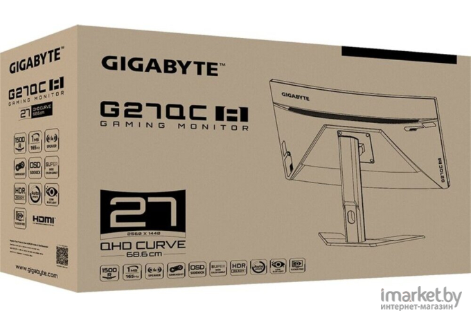 Монитор Gigabyte G27QC [20VM0-GG27QCABT-1EKR]