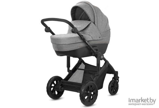 Детская коляска KinderKraft Prime Lite 3 в 1 Grey