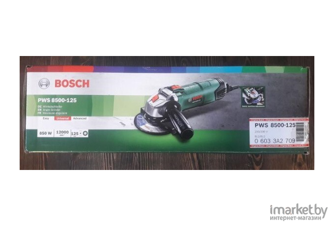 Угловая шлифмашина Bosch PWS 850-125 [06033A270B]