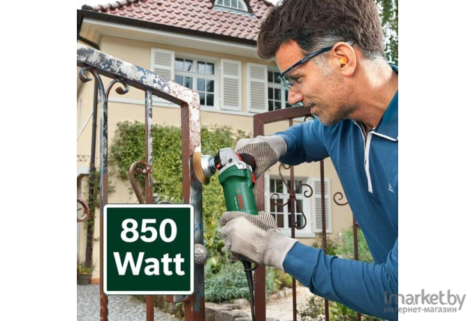 Угловая шлифмашина Bosch PWS 850-125 [06033A270B]