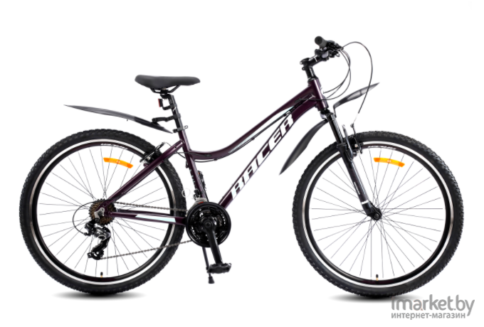 Велосипед Forward Racer Vega 27,5 2021 рама 16 дюймов фиолетовый