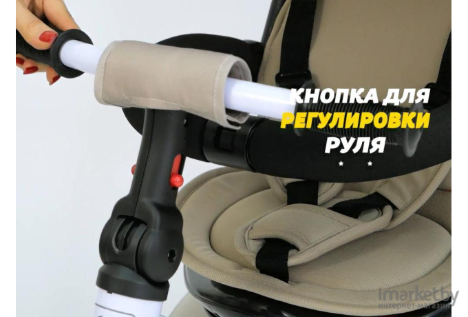 Детский велосипед с ручкой Lorelli Neo Air 2021 Grey Luxe [10050342102]