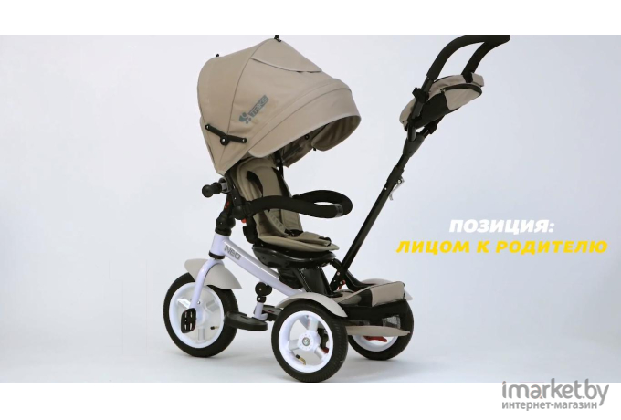 Детский велосипед с ручкой Lorelli Neo Air 2021 Grey Luxe [10050342102]