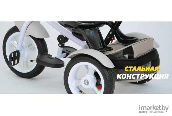 Детский велосипед с ручкой Lorelli Neo Air 2021 Grey Luxe [10050342102]