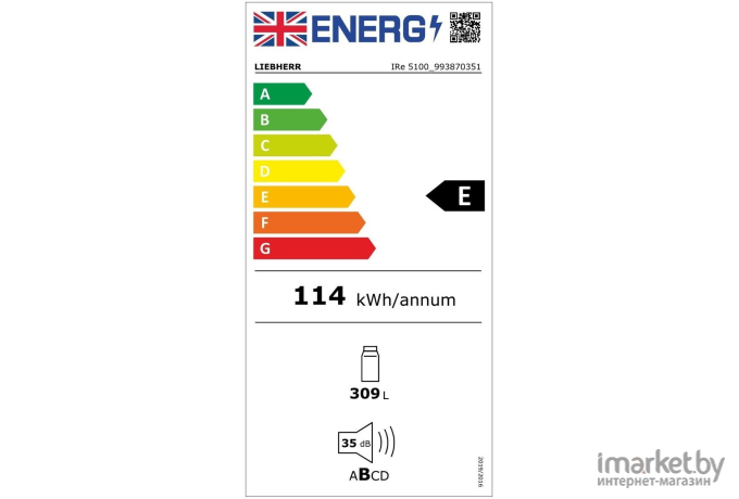 Холодильник Liebherr IRE 5100-20 001