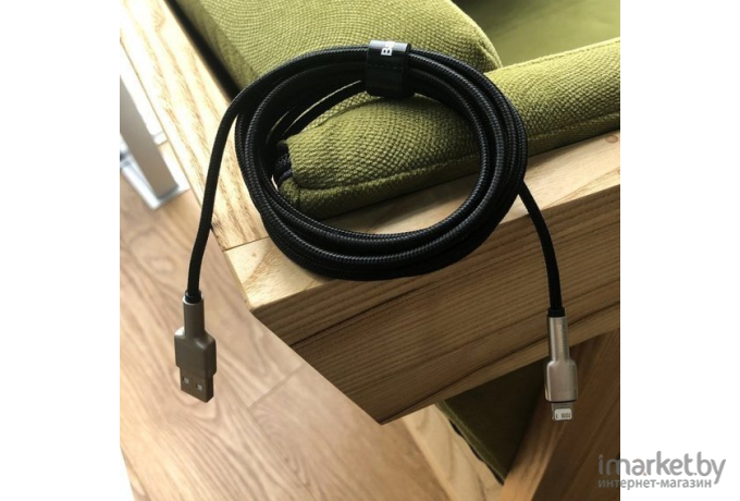 Кабель Baseus Cafule Series Metal Data Cable Black (CALJK-B01)