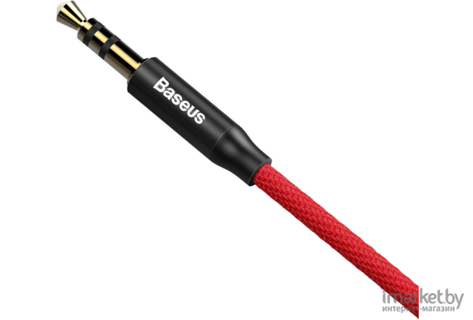 Кабель Baseus Yiven Audio Cable M30 AUX Red/Black (CAM30-B91)