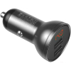 Автомобильное зарядное устройство Baseus CCBX-0G Digital Display Car Charger 2 USB 4.8A 24W Gray