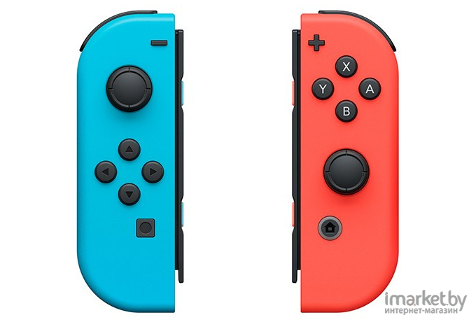 Геймпад Nintendo NS: Набор 2 Контроллеры Joy-Con (неоновый красный / неоновый синий) неоновый красный / неоновый синий [45496430566]