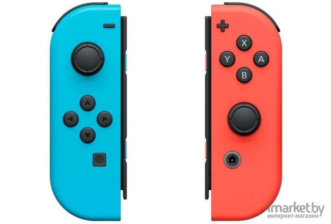 Геймпад Nintendo NS: Набор 2 Контроллеры Joy-Con (неоновый красный / неоновый синий) неоновый красный / неоновый синий [45496430566]