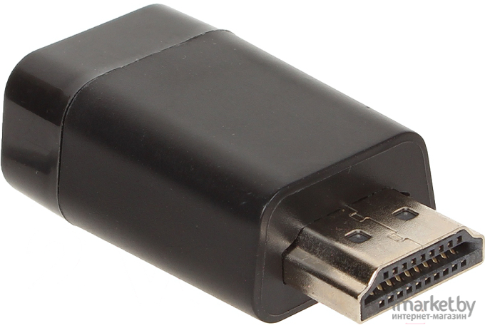 Кабель для компьютера Cablexpert Переходник HDMI-VGA Cablexpert A-HDMI-VGA-001, 19M/15F [A-HDMI-VGA-001]