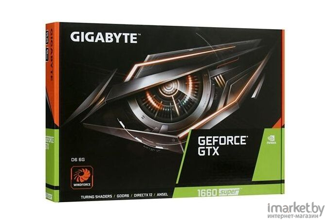 Видеокарта Gigabyte GeForce GTX 1660 SUPER D6 6G [GV-N166SD6-6GD]