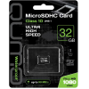 Карта памяти QUMO MicroSDHC 32GB Сlass 10 [QM32GMICSDHC10U1NA]