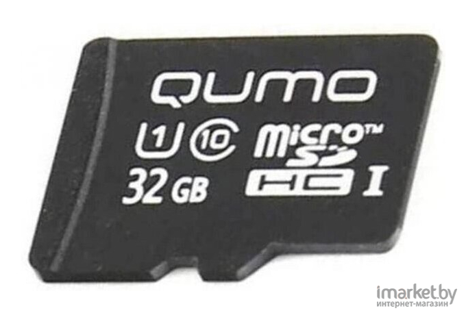 Карта памяти QUMO MicroSDHC 32GB Сlass 10 [QM32GMICSDHC10U1NA]