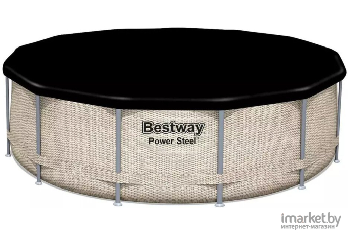 Каркасный бассейн Bestway Steel Pro Max 396x107, с фильтр-насосом, лестницей и навесом [5614V]