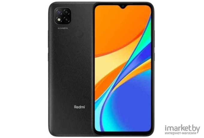 Мобильный телефон Xiaomi Redmi 9C 3/64Gb Midnight Gray [29801]