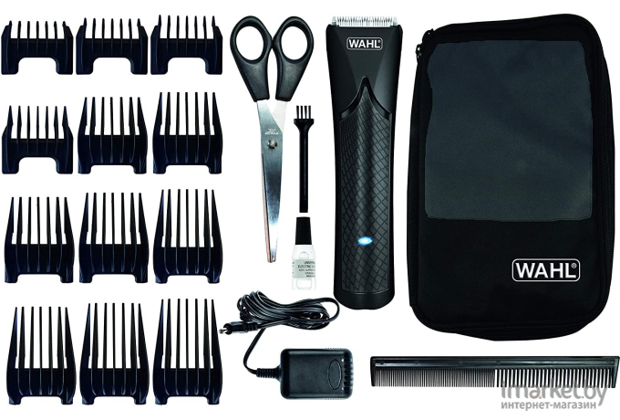 Машинка для стрижки волос Wahl Hair clipper TrendCut Li-Ion rechag черный [1661.0465]