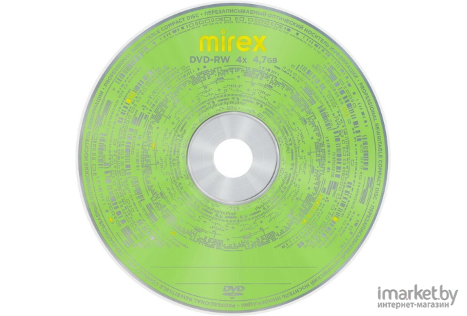 Оптический диск Mirex DVD-RW 4.7Gb 4x по 50 шт. в пленке [UL130032A4T]