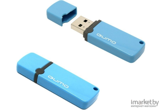 Usb flash QUMO 2.0 8GB Optiva 02 [QM8GUD-OP2-blue]