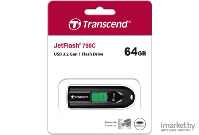 Usb flash Transcend 64Gb Type-C [TS64GJF790C]