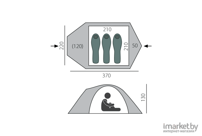Палатка BTrace Talweg 3+