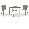 Комплект садовой мебели Afina garden T282BNT/Y137C-W56  2Pcs Light brown