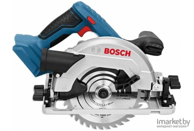 Циркулярная пила Bosch GKS 18V-57 с зарядным GAL 18V-40 [0.615.990.M42]