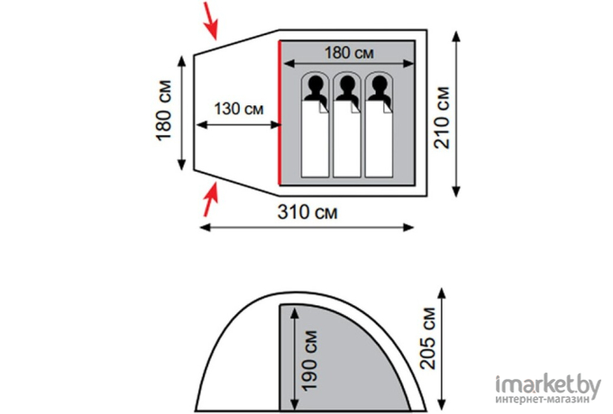 Палатка Totem Apache 3 V2 [TTT-023]