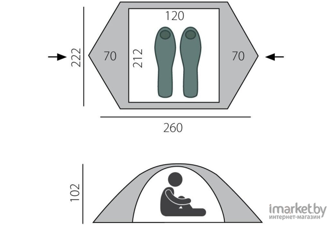 Палатка BTrace Spin 2
