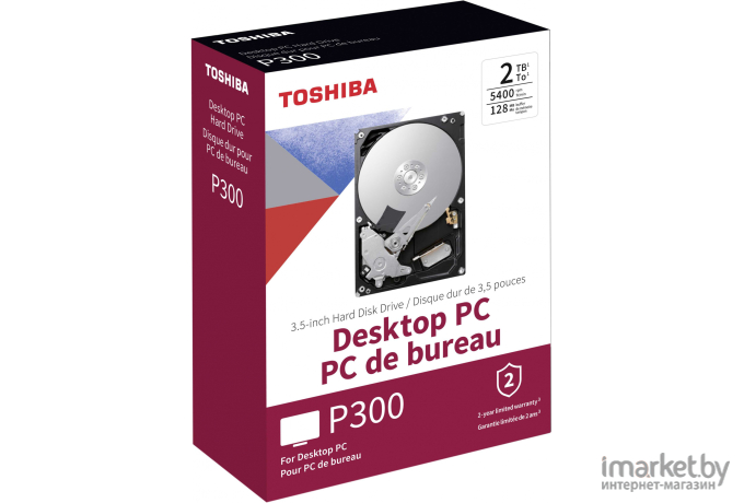 Жесткий диск Toshiba P300 2TB (HDWD220EZSTA)