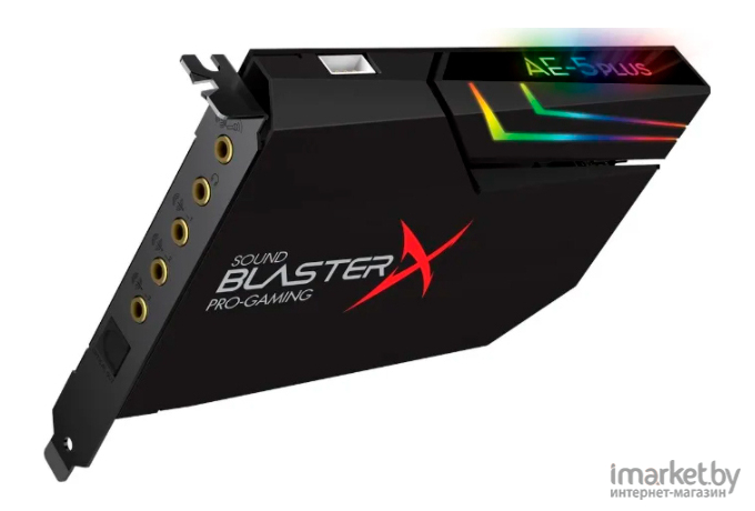 Звуковая карта Creative PCI-E BlasterX AE-5 Plus [70SB174000003]