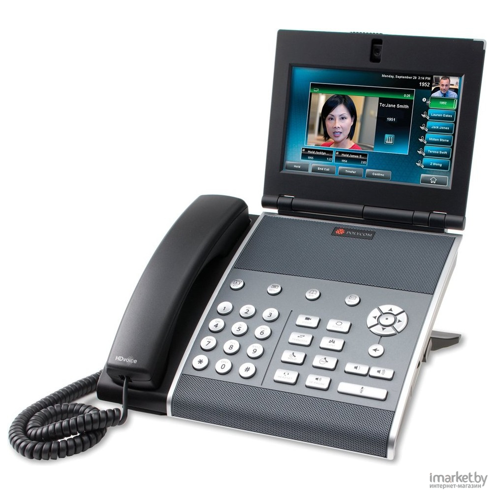 IP-телефон Polycom (2200-18064-114) по низким ценам | Обзор | В рассрочку