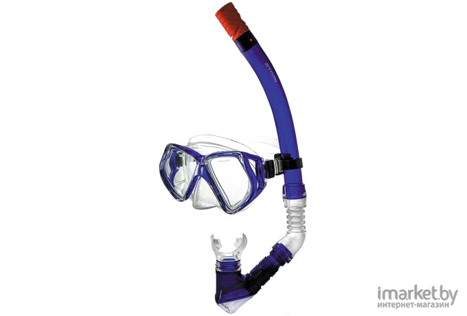 Набор для плавания Atemi 24101 маска+трубка синий [00000047691]