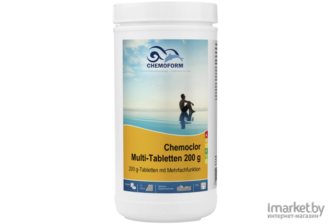 Средство для дезинфекции воды Chemoform Всё-в-одном мульти-таблетки по 20 гр 5 кг