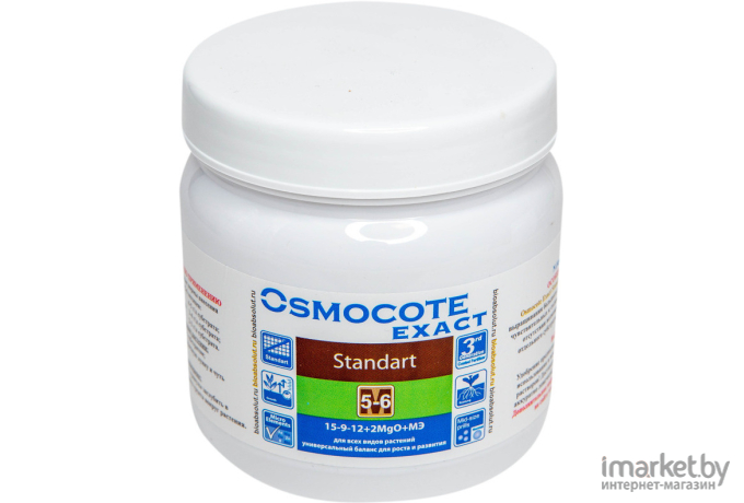 Удобрение Osmocote Exact Standart 5-6М NPK 15-9-12 + 2MgO + МЭ 500г